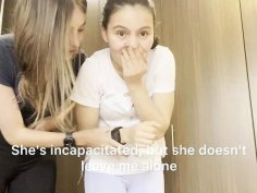 Hot latina lesbians fuck in car - scarlettandc steamy backseat action