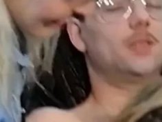 German amateur couple fucks hard while reporter watches - homemade milf ride blowjob