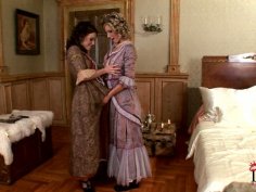 King fucks lesbian maids of honors in group sex video