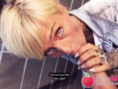 Hot blonde milfs fucked in public by stranger - outdoor sex in germany