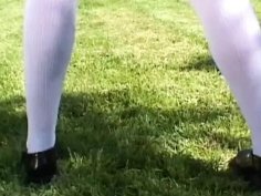 College uniform blonde memphis monroe pussy licking and fucking with johnny thrust