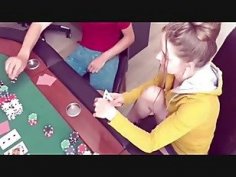 Strip poker ends with rough fuck1